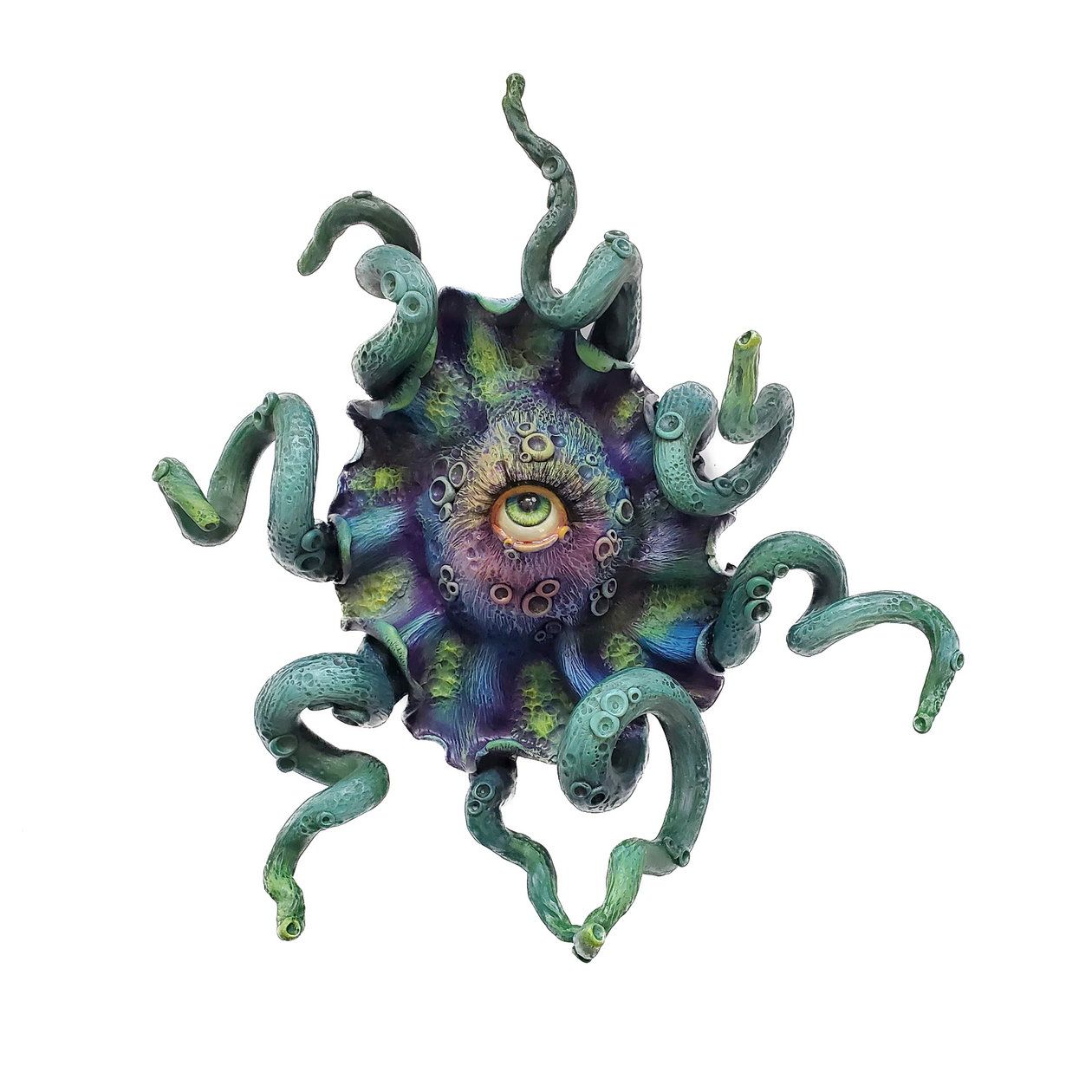 Pearl&#39;s Alter Ego, 2023 Acrylic + polymer clay 10 x 9 x 4 in SOLD